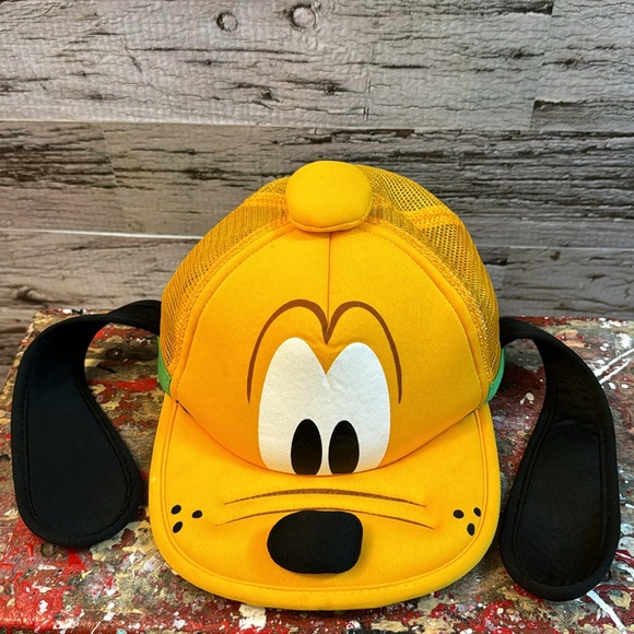 Disney Parks Unisex Pluto Foam Front Mesh Snapback Baseball Cap Hat - Picture 4 of 13